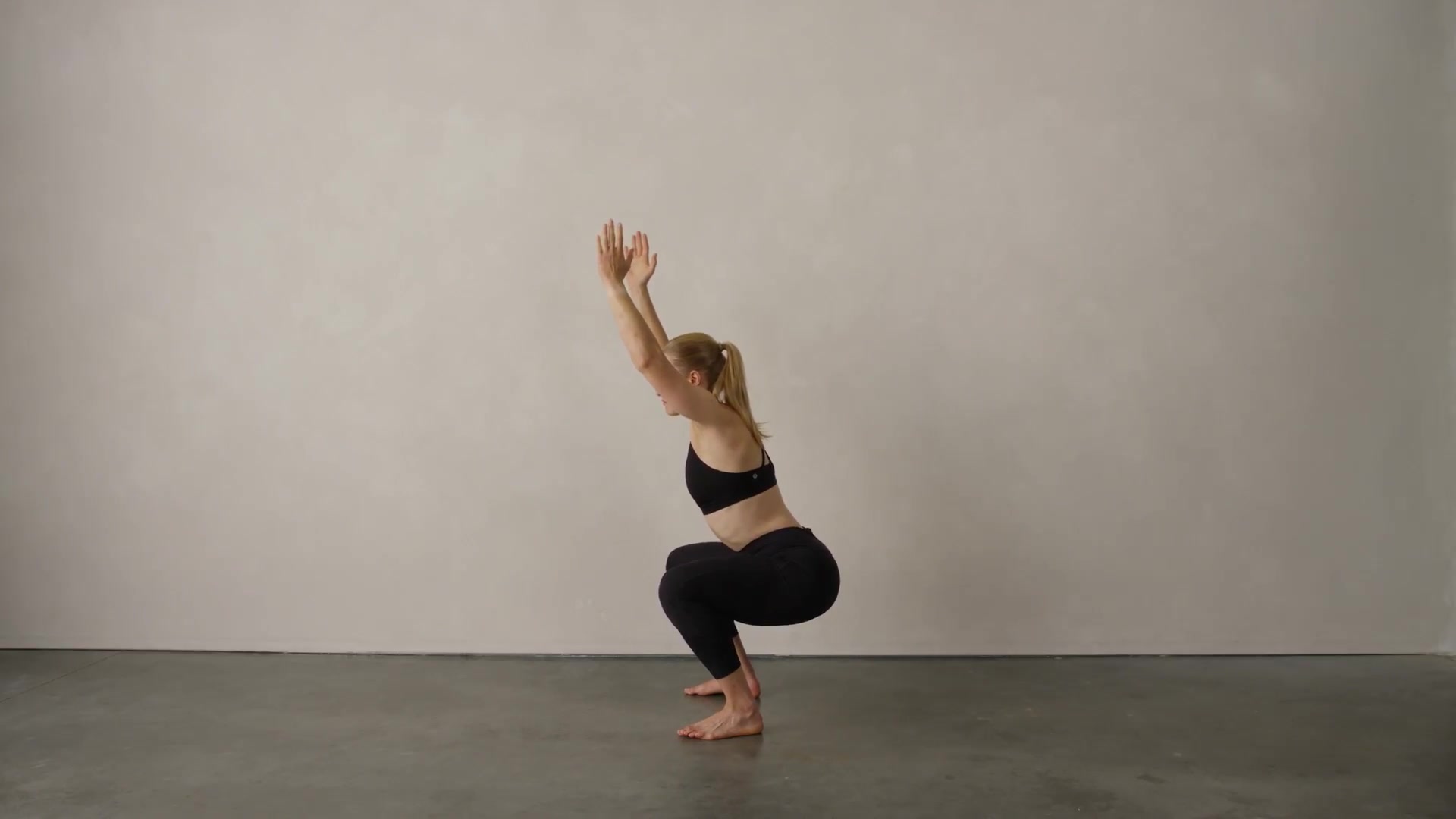 Bottom of Squat with Arm Overhead Breathing Position Video