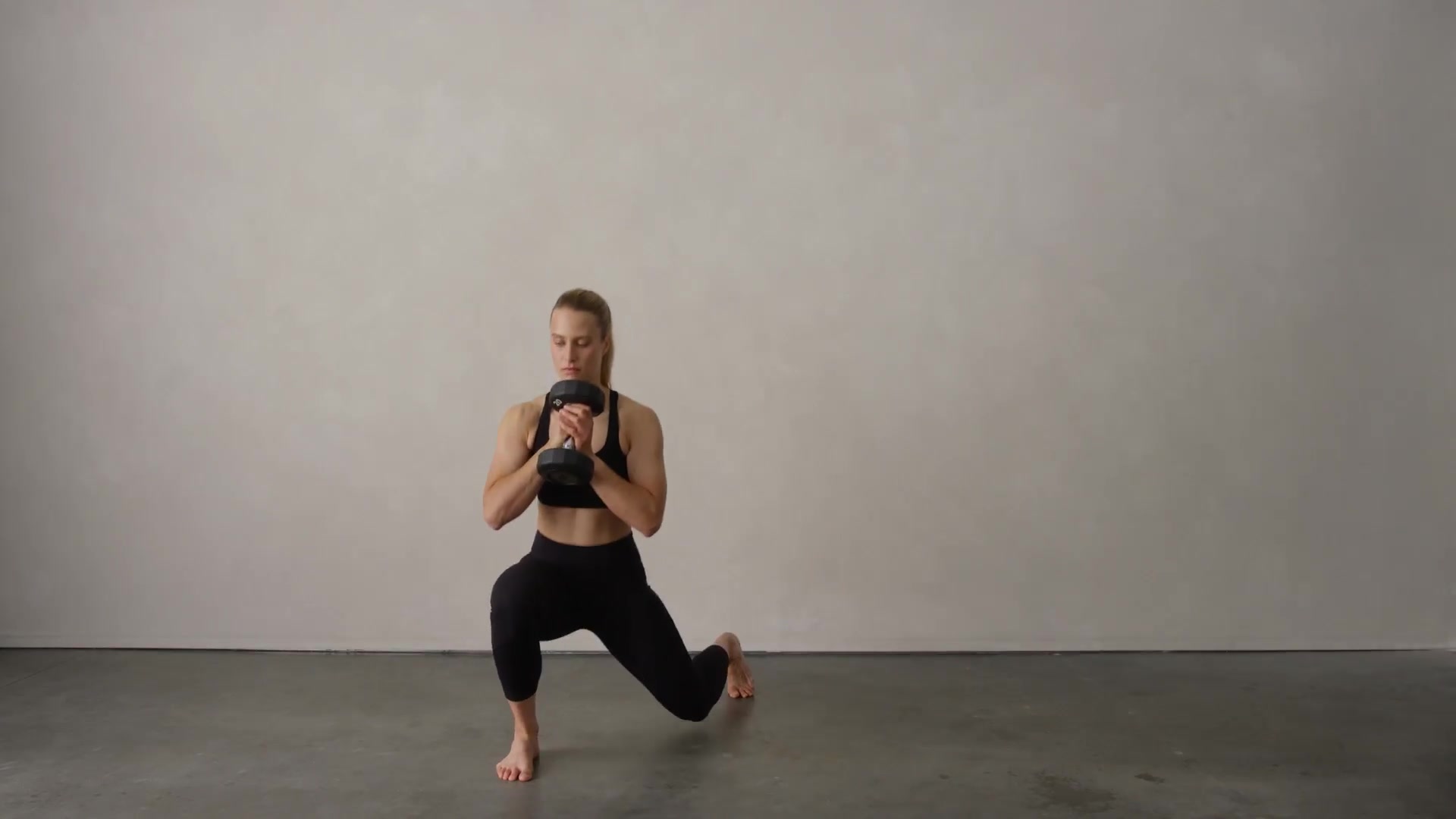 DB Lunge Clocks Video, Instructions & Variations