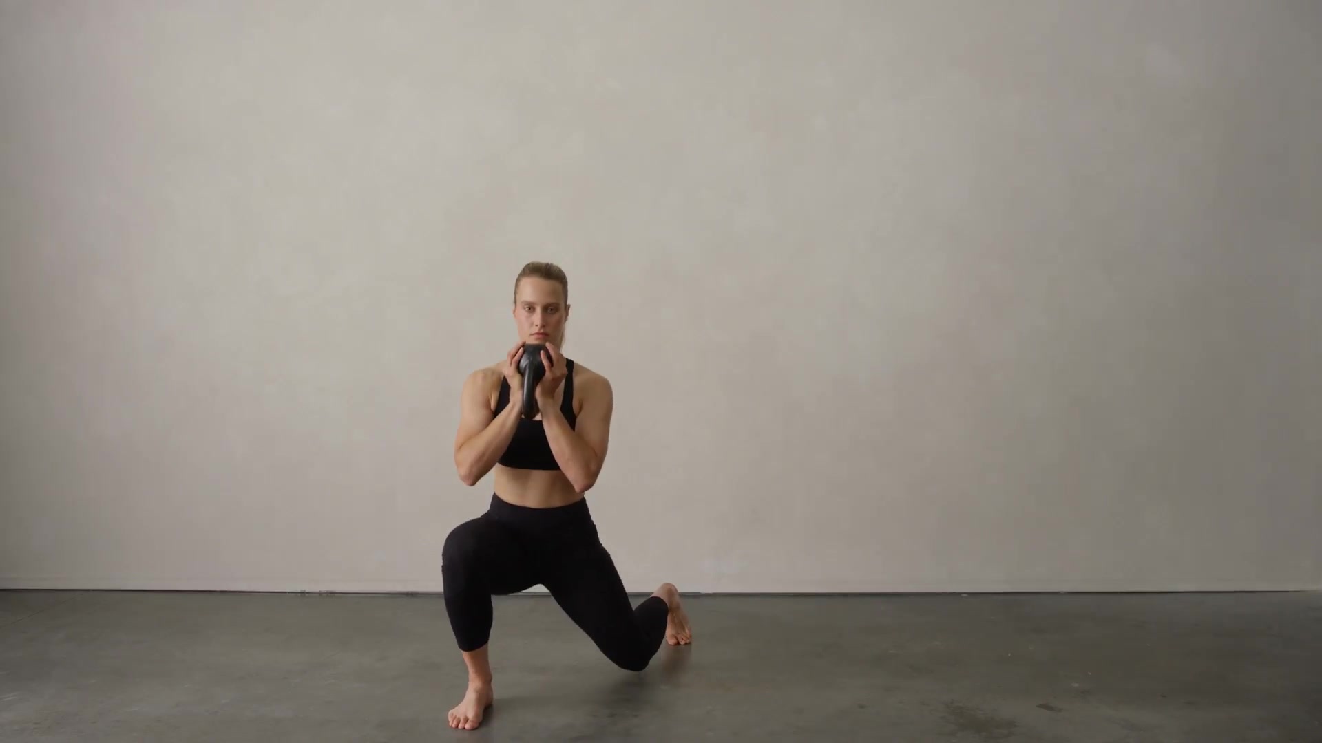 Lunge Clocks with KB Video, Instructions & Variations