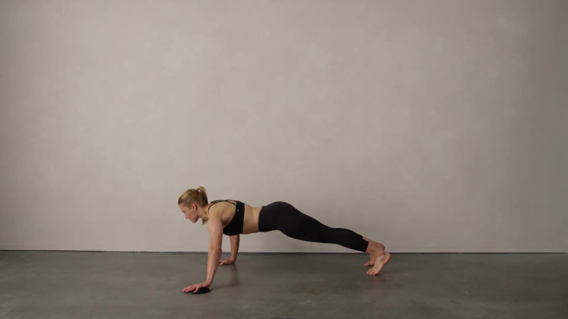 Press Ups With Single Arm SlideOut Video, Instructions & Variations