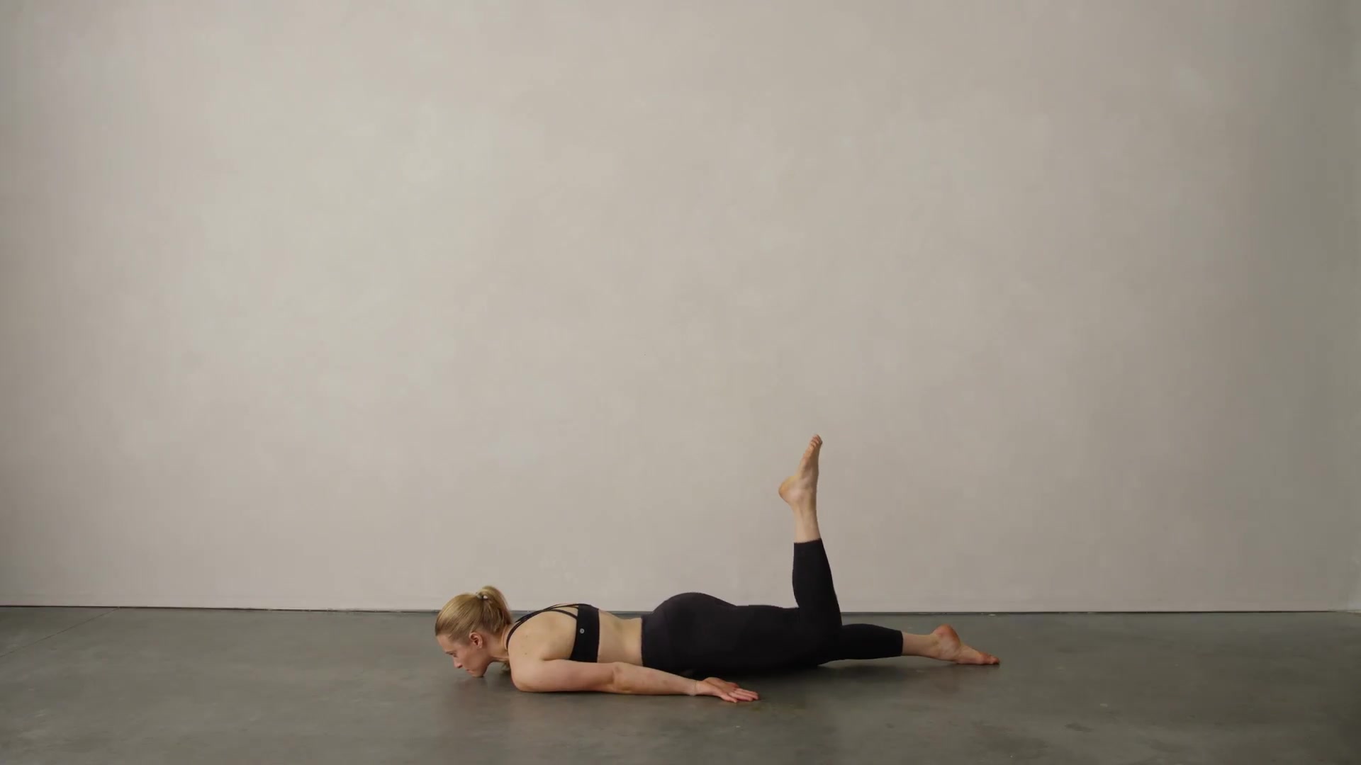 Prone Bent Knee Glute Lift Off Video, Instructions & Variations