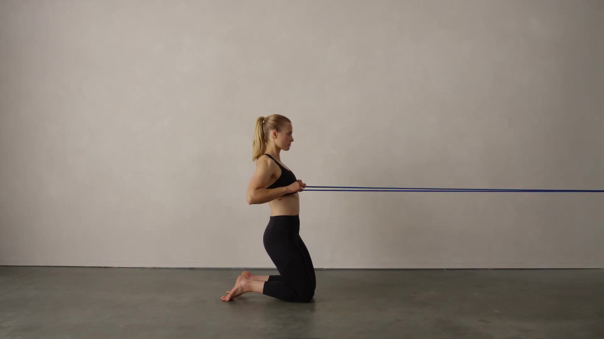 Tall Kneeling Banded Row - Video, Instructions & Variations